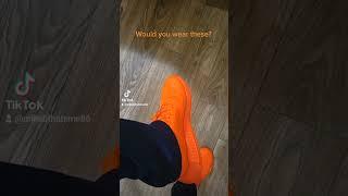 New shoes! #shoes #kicks #adidas #orange