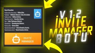  V12 İnviteManager Botu |  Efsane |  KobsCode #YENİ