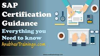 SAP Certification Guidence | Everything you need to Know