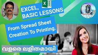 how to create an Excel spread sheet, BASICS OF EXCEL