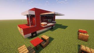 How To Build A Food Truck In Minecraft