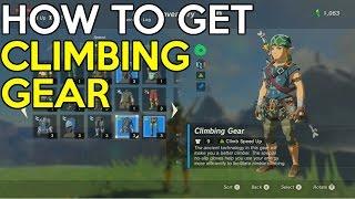 How to get the Climbing Gear Set - The Legend Of Zelda Breath Of The Wild