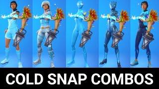 The Best TRYHARD Cold Snap Pickaxe Combos in Fortnite!