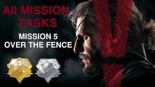 Metal Gear Solid V: The Phantom Pain - All Mission Tasks (Mission 5 - Over The Fence)
