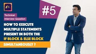 How to Execute multiple statements in if & else block simultaneously | java programming videos