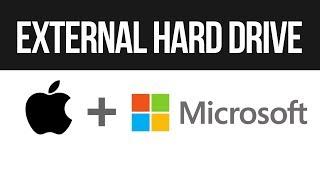 How to make external hard drive for Mac & Pc | work on both Windows and macOS