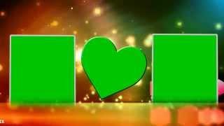 HD Beautiful Wedding Frame Green Screen Video Background