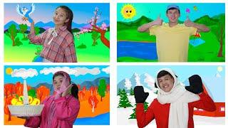 Жыл мезгілдері туралы ән |Балаларға арналған әндер | Казахские детские песни
