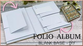TUTORIAL - Folio Album - Blank Base - Craft O'Clock - Seaside Greetings - scrapbooking ideas, diy