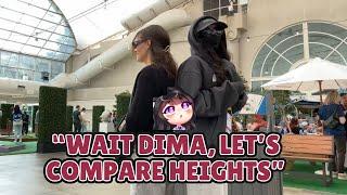 Salma And LadyDima Compare IRL Height