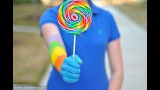 Rainbow lollipop making machinery, how Swirl lollipop is made?