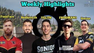 Weekly Highlights #16 | TGLTN Badboyy2k Hwinn FROGMAN1 Fuzzface Shrimzy | Pubg Pc