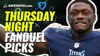 FanDuel NFL DFS Thursday Night Football Week 16 Single-Game Picks & Lineups 49ers Titans Tonight