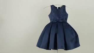 VESTIDO INFANTIL DE FESTA PETIT CHERIE CLÁSSICO AZUL MARINHO