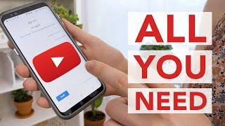 How to Start a YOUTUBE CHANNEL with your PHONE