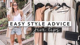 5 Easy Style Tips and Advice for Your Wardrobe | by Erin Elizabeth