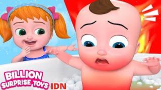 Tantangan Bak Mandi Air Panas Vs Dingin | Cerita Lucu untuk anak-anak | BillionSurpriseToys Cartoons