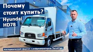 Почему стоит купить Hyundai HD78? Изотермический фургон с рефрижератором Terrafrigo.