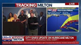 Hurricane Milton: Jacksonville mayor gives update on preparations for the storm