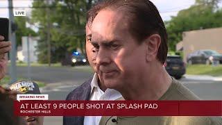 Officials provide update after up to 10 shot at Rochester Hills splash pad