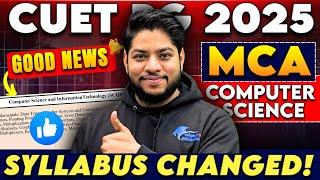 CUET PG MCA 2025 Good News Syllabus changed Again How to Check