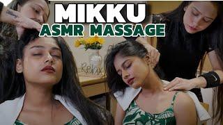 Asmr head massage by Mikku barber Indian Barber Deep tissue massage