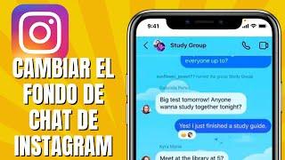 Cómo CAMBIAR El Fondo De Chat De INSTAGRAM (2024) Fácil Y Rápido