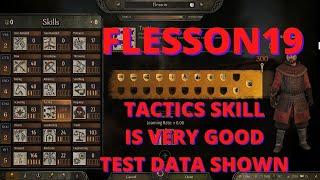 Mount and Blade 2 Bannerlord Tactics Skill Test With Data Shown   | Flesson19