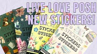 New Live Love Posh Seasonal Elements Sticker Books | Flip Through