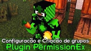 Minecraft Plugin Tutorial PermissionEx - Configuração e Criação de grupos