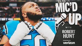 Robert Hunt MIC'D UP against New York Giants in OT win | Carolina Panthers