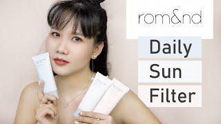 [TRY & REVIEW] KEM CHỐNG NẮNG ROMAND DAILY SUN FILTER | ANNA NGOC MAKEUP