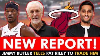 REPORT: Jimmy Butler Tells Pat Riley To Trade Him per Shams Charania! Heat Trade News