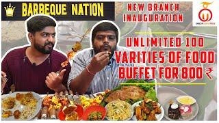 Barbeque Nation | Unlimited Buffet for Rs 800 in Bengaluru | Kannada food review | Unbox Karnataka