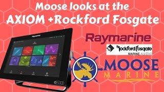 Raymarine Axiom Rockford Fosgate Intergration - Moose Marine