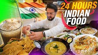 Pakistani  Eating Only Indian Food for 24 Hours ""CHALLENGE"" South Indian, Lakhnawi, Hydarabadi