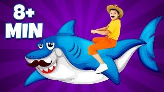 Baby Shark + More Nursery  Rhymes Kids Songs | Hahatoons Songs