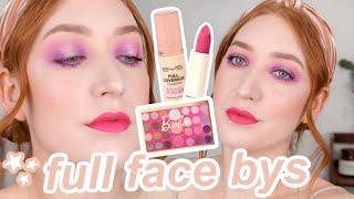 Full Face Using BYS Cosmetics Tutorial  Testing BYS Makeup | BYS x Barbie Collection