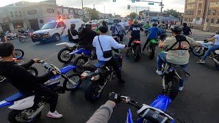 POLICE BLITZ 1000+ BIKES HALLOWEEN RIDEOUT! * FULL VIDEO IN DESCRIPTION! *