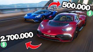 EN UCUZ vs EN PAHALI ARABALARIMIZI KAPIŞTIRDIK part 1 - Forza Horizon 5