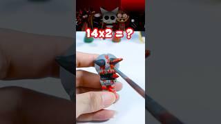 I made Raddy Scary From Sprunki Phase 3 with clay #sprunki #shorts #clay #diy