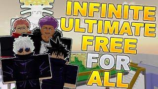 All CHARCTERS With INFINITE ULTIMATE FREE FOR ALL in Jujutsu Shenanigans...