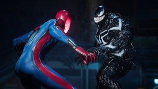 Marvel's Spider-Man 2 Miles T.R.A.C.K Suit Vs Venom Boss Fight Gameplay PS5