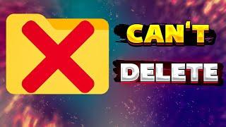 FIXED: Can't Delete Folder in Windows Folder Access Denied Error !