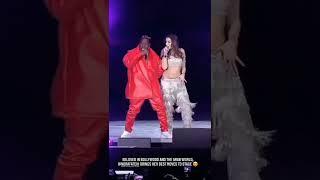 Rayvanny & Nora Fatehi performing 'pepeta' in Dubai 