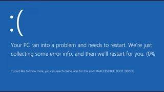 Your PC Ran Into a Problem and Needs to Restart How to Fix- Windows 10/8.1