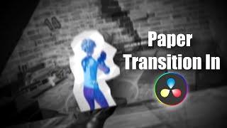 INSANE *Paper Overedit Transition* in DaVinci Resolve (Tutorial + Free Presets @ 40 Likes)