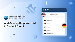 How to Add Country Dropdown List in Contact Form 7