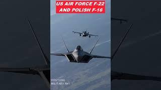 MiG-31 will be destroyed! The legendary American F-22 fighter over Poland #Shorts