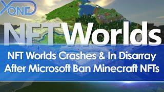 After Microsoft's Ban Of Minecraft NFTs, NFT Worlds Crashes & Is In Disarray